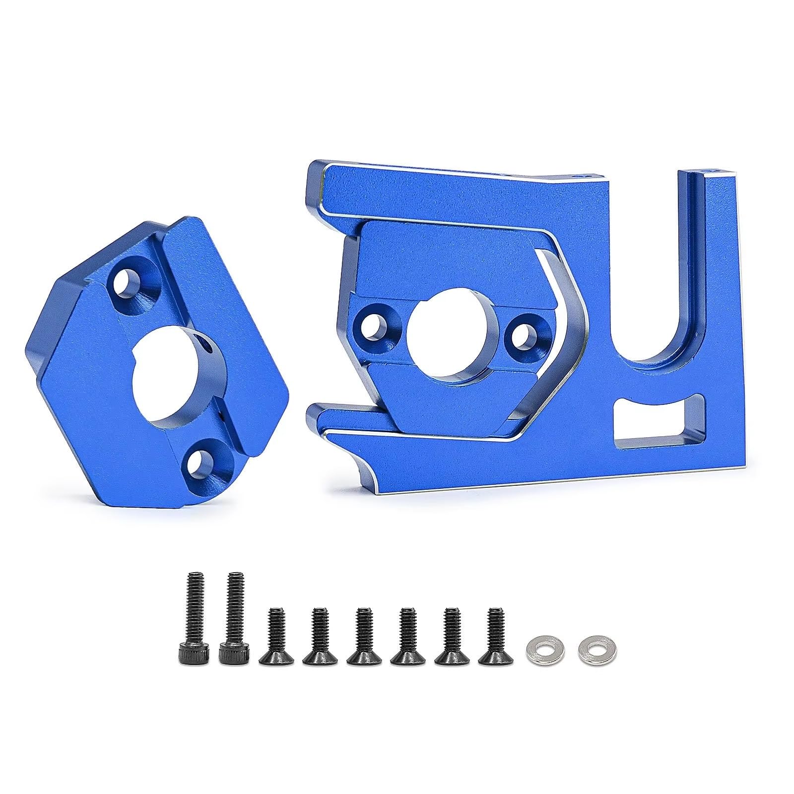 RC Car Accessories for Arrma for Talion for Outcast for Typhon 1/8 Metal Quick Release Motor Mount RC Car Upgrade Parts(Blue)