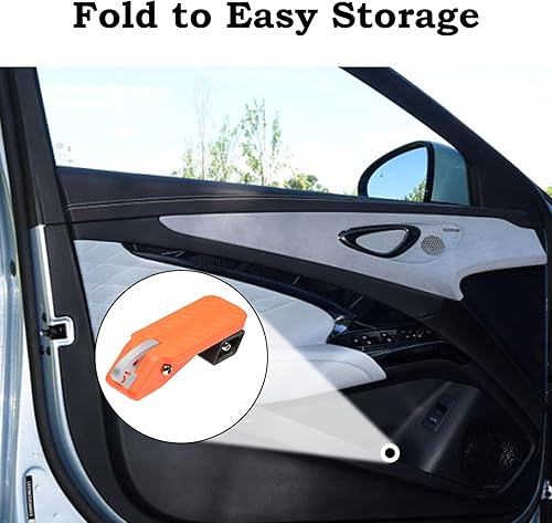 Miniatura 23 de COWVIE Escalón plegable para puerta de auto: Escalón para acceso al techo del vehículo para ambos pies, Escalera para la mayoría de SUV, Camiones