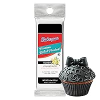 Vista 8 de Bakerpan Fondant blanco enrollado prémium para decoración de pasteles, sabor a vainilla, 4.4 onzas (fabricado en Estados Unidos)