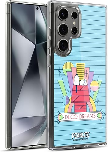 Miniatura 76 de Head Case Designs Funda de gel suave con licencia oficial de Peanuts House Snoopy Deco Dreams compatible con Samsung Galaxy S23 5G Casa,Blue