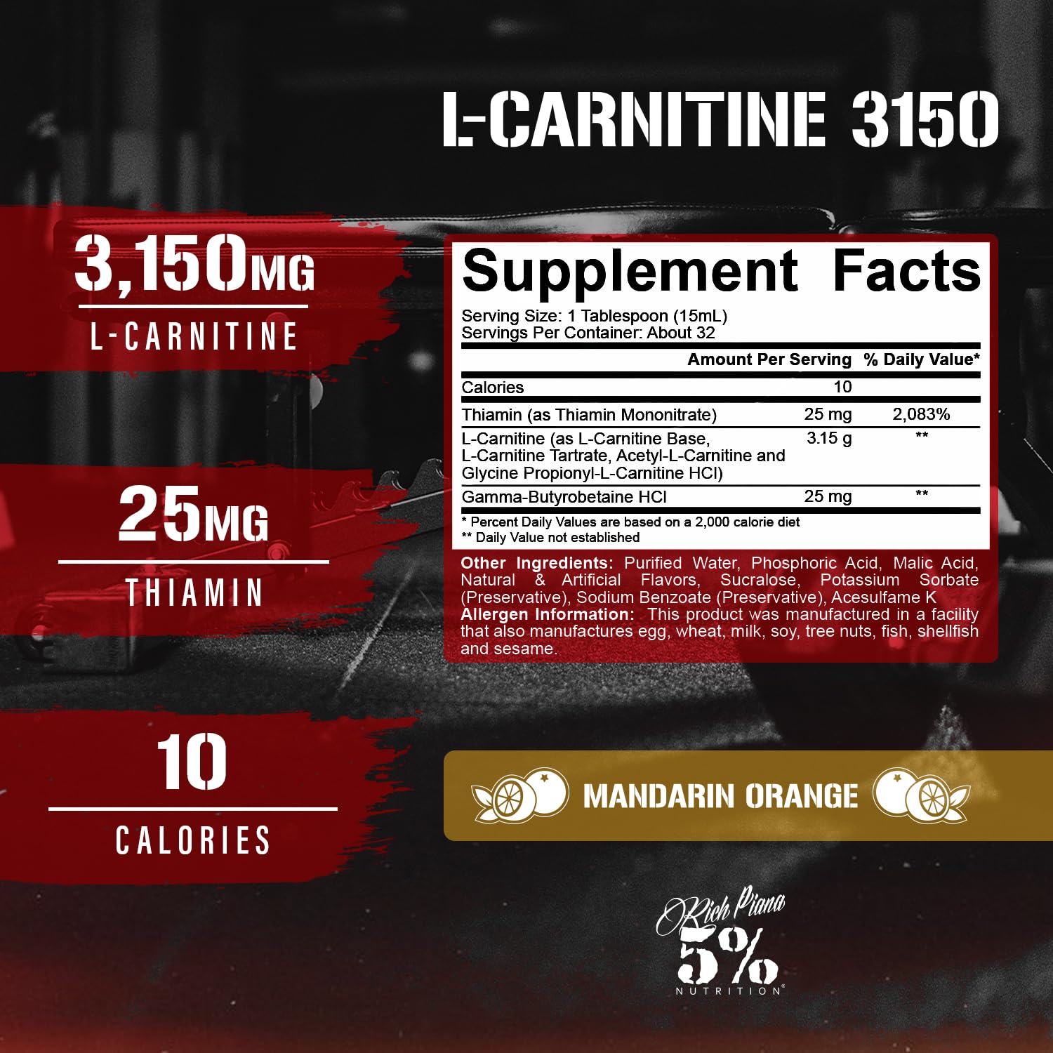 l-carnitine company name Made in a U.S Acetyl L-Carnitine