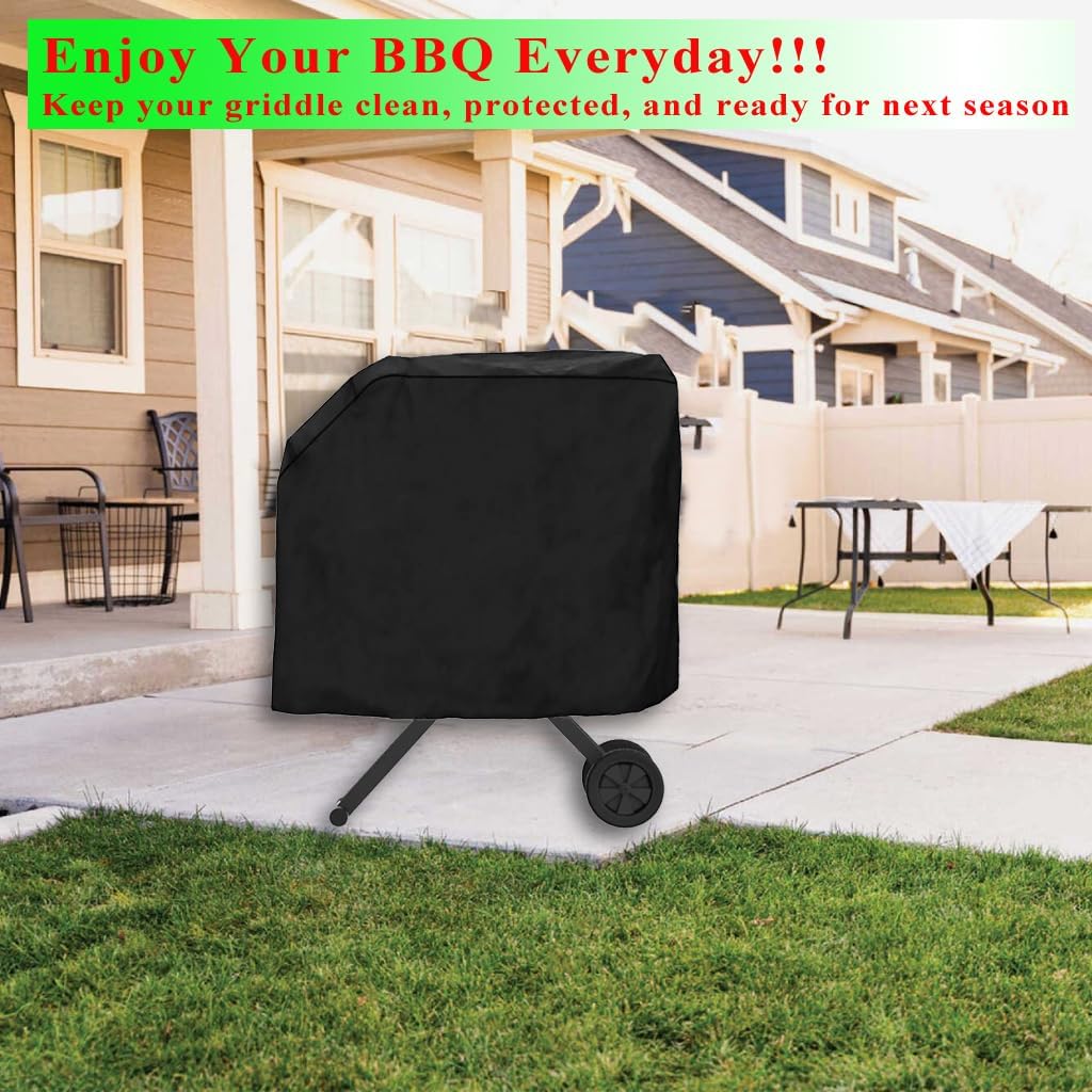 Griddle Cover for Blackstone On The Go 22 Inch Scissor-Leg Griddle with Stand and Hood- 600D Grill Cover for Blackstone 22" 1935 Portable Griddle, Heavy Duty & Waterproof Outdoor