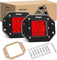 Vista 11 de Nilight Módulos LED de Montaje Empotrado, 2 unidades, 6 pulgadas, 60W, Luz de Trabajo LED, Combo de Haz de Inundación y Concentrado, Luces
