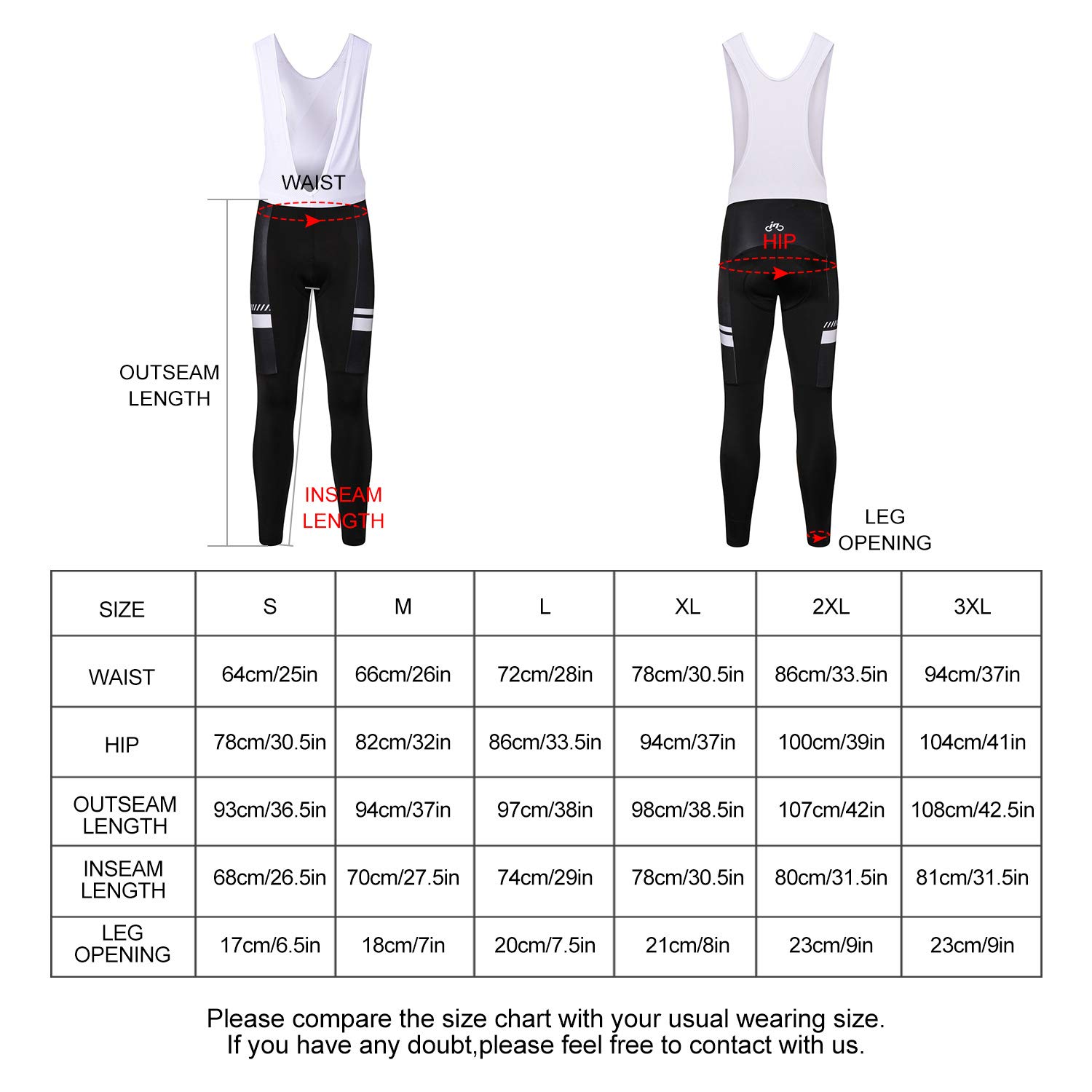 INBIKE Pantalon Cyclisme Homme VTT Bretelle Pantalon de Vélo Cycliste Respirant Rembourré 3D Gel Collant Long