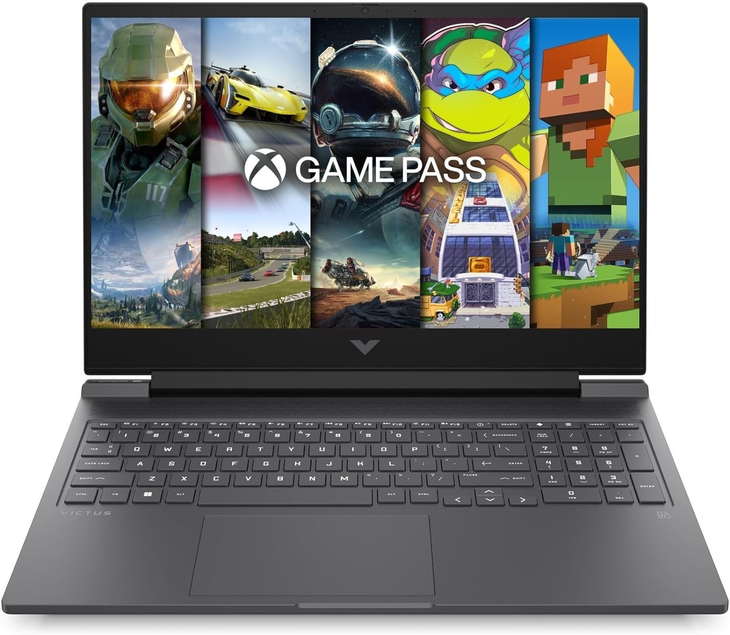 HP Victus 15-fa1005sl Notebook, Intel Core i5-12500H, RAM 16GB, 512GB SSD NVMe PCIe M.2, Display 15.6" FHD IPS 144Hz, Scheda Grafica Nvidia RTX 4050 da 6GB, Wi-Fi 6E, BLE 5.3, Windows 11 Plus, Grigio 16GB + 512GB RTX 4050 6GB INTEL Core I5 12500H - Immagine 2