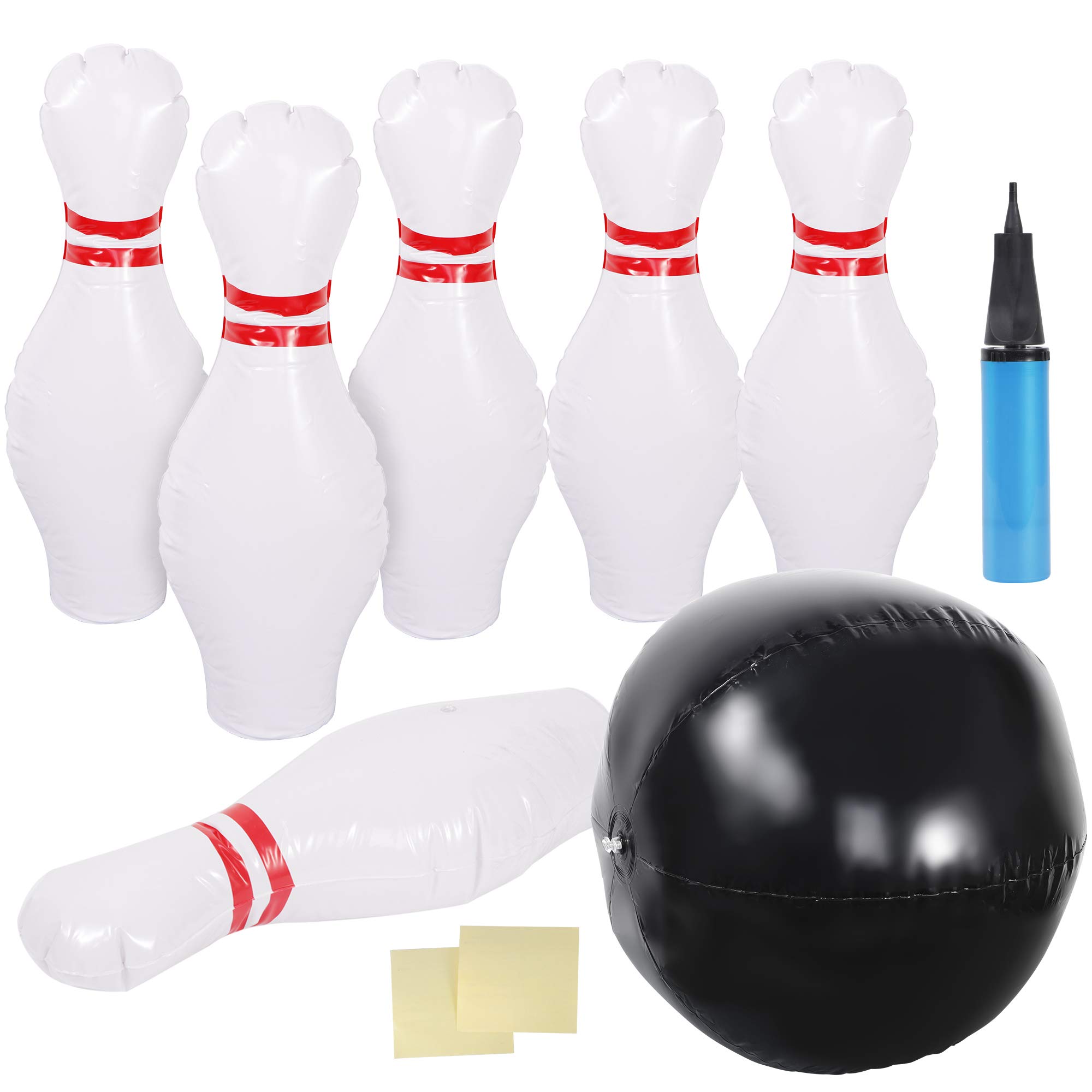 Smartxchoices Bowling Set for Kids Giant Inflatable Bowling Game for Backyard, Lawn, Party, Play Indoor and Outdoor Fun Games for Family, Child, Kids, Adults