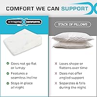 Vista 5 de Xtreme Comforts Wedge Pillow Headboard 7 Inch Bed Wedge Pillow Cushion for Sleeping, Reading, and Lounging Multi-Use Support for Upright Rest as