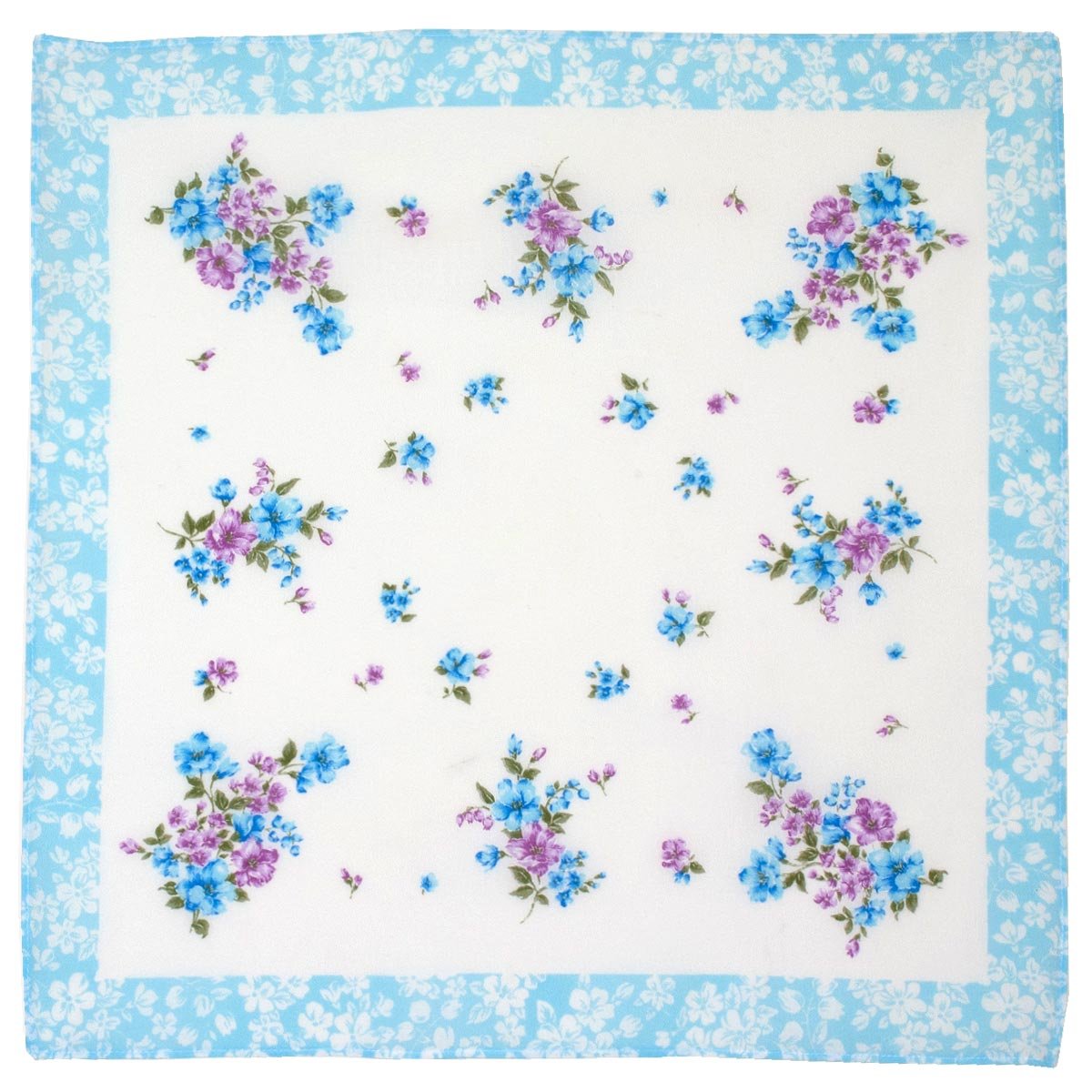 Fazzoletti In Cotone Stampati Merrysquare - Misura 30x30 Cm - Set Da 6 Pezzi - Modello Anni '60 - Foto 4