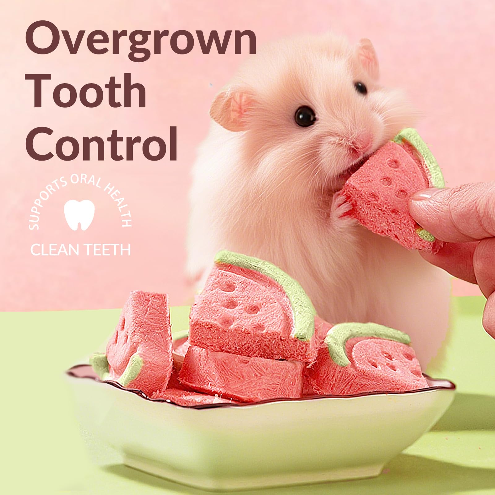 45 PCS Hamster Chew Toys, Natural Boredom Relief and Teeth Trimming Toys to Prevent Dental Overgrowth and Relieve Stress, for Syrian Dwarf Hamsters, Fancy Rats, Mice, Gerbils, Omnivorous Pocket Pets - image 7