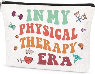Physical Therapy Makeup Bag for Women, PT Gifts PT Appreciation Gift PTA Gift, Physical Therapist Graduation Mental Health Gifts