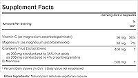 Vista 2 de ANDREW LESSMAN Arándano con D-manosa - 60 cápsulas - Apoya la salud de la vejiga, los riñones y el tracto urinario. Concentrado de arándano