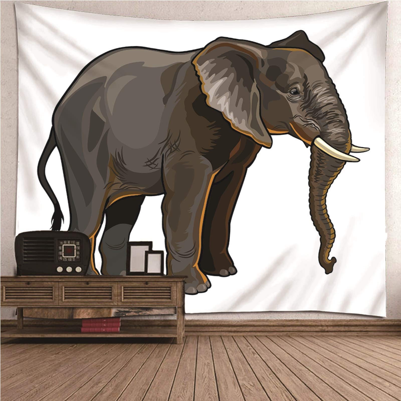 Aeici Tapices Pared, Pared Decorativas Elefante Tapices De Pared Wall Hanging, Bedsheet(260X240Cm)