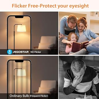Aigostar -10 x E27 G45 LED Bulb, Fat Cap 4.9W, Low Consumption, 420lm, Warm Light 3000K, Energy Saving, Non-Dimmable – Box of 10 Units [Energy Class F]