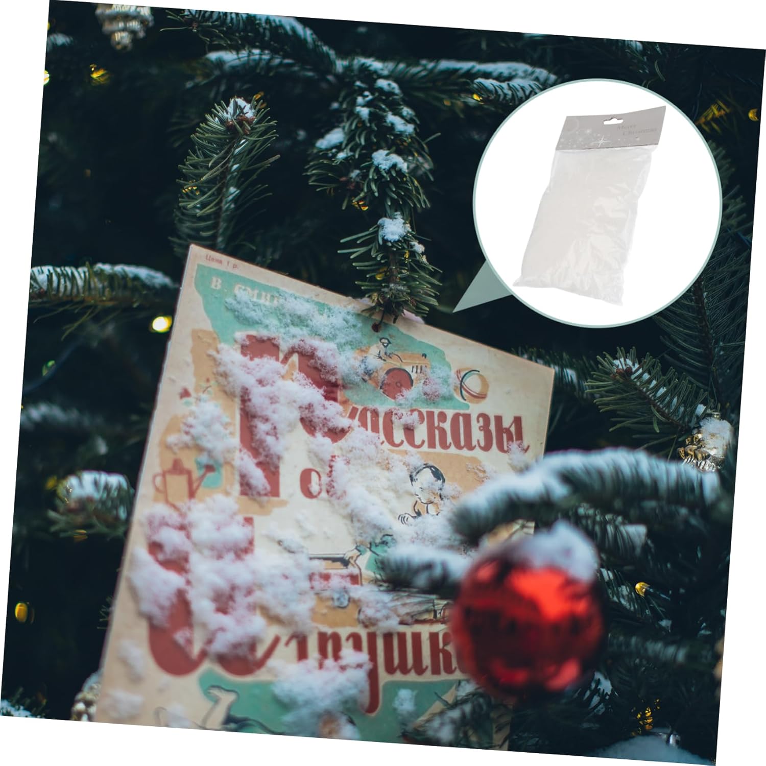 jojofuny 3pcs Artificial Snow Decoration of Simulation Snowflakes for Christmas Decor Realistic Fake Snow for Holiday Photography and Wonderland Displays