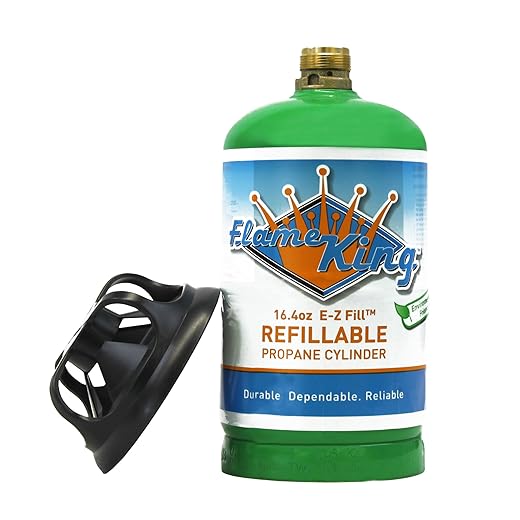 Flame King 1LB Refillable Propane Tank