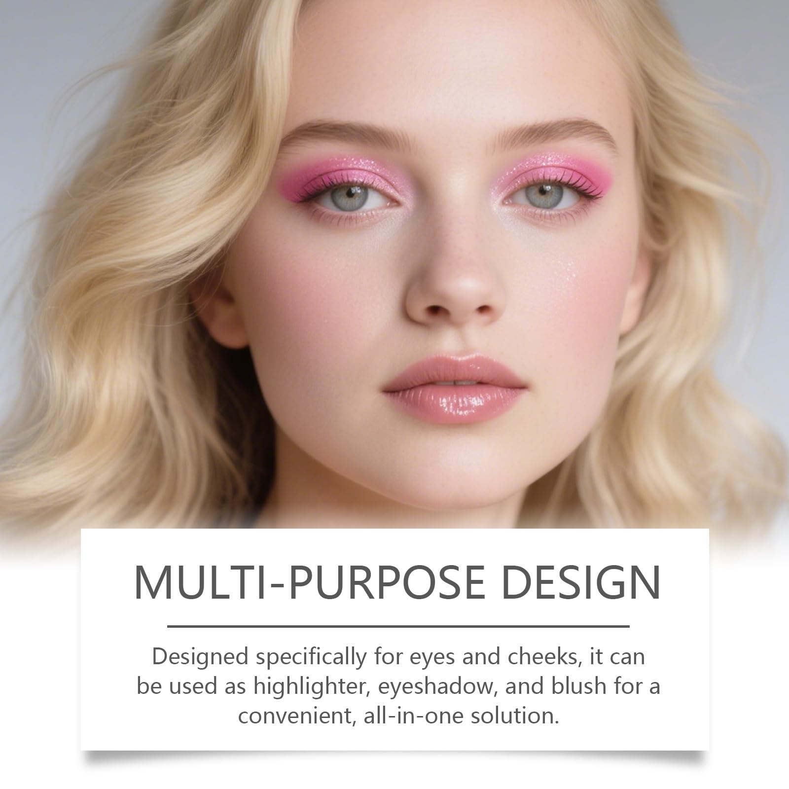 Palette Illuminatore Occhi E Guance - Ombretti E Illuminatori, 4 in 1, Blush, Setoso E Facile Da Esplosione, Polvere Contorno Brillante Naturale, Per Guance E Occhi (8 pezzi)