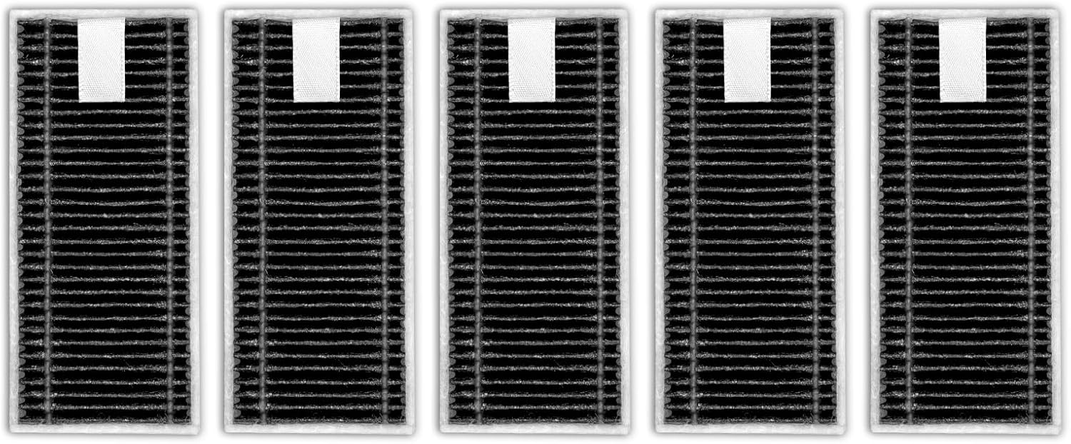 (22 Pack) X9 Pro Omni Replacement Parts Compatible with ECOVACS DEEBOT X9 Pro Omni Robot Vacuum, 2 Roller Brushes, 2 Brush Rollers, 6 Side Brushes, 7 Dust Bags, 5 HEPA Filters, Accessories Kit