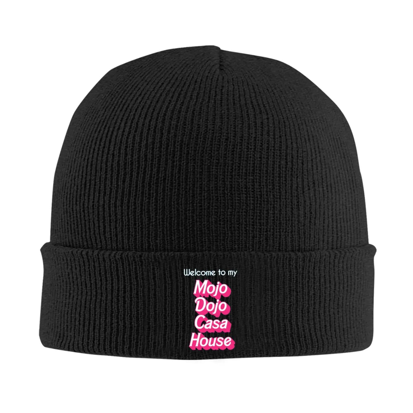 Mojo Dojo Casa House Warm Knitted Cap Winter Knit Bonnet Hat Skullies Beanies Hip Hop Caps for Unisex
