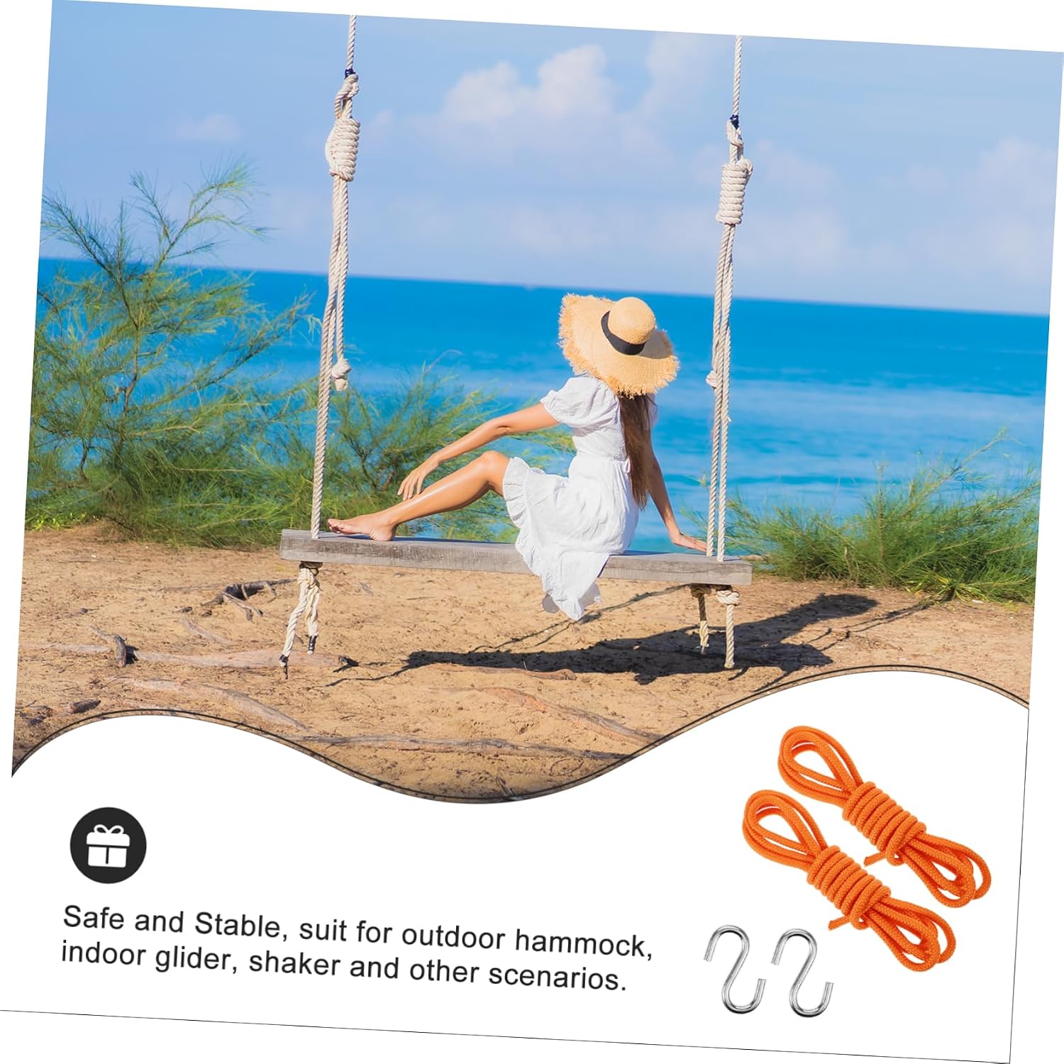 Hammock Straps Fixing Ropes Tree Straps for Hammock Quick Easy Installation