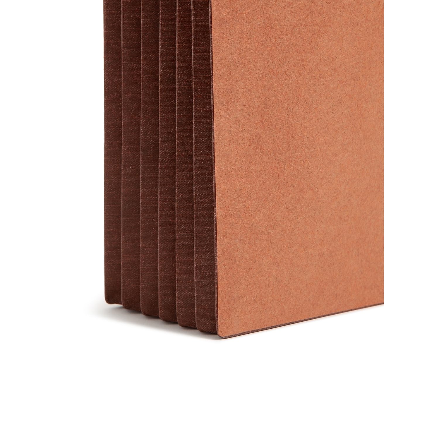 Smead Bolsillo Con Pestaña Final, Pestaña Reforzada De Corte Recto, Expansión De 5-1/4 Pulgadas, Tamaño Carta Extra Ancha, Cuerda Roja Con Refuerzo Marrón Oscuro, 10 Por Caja (73691