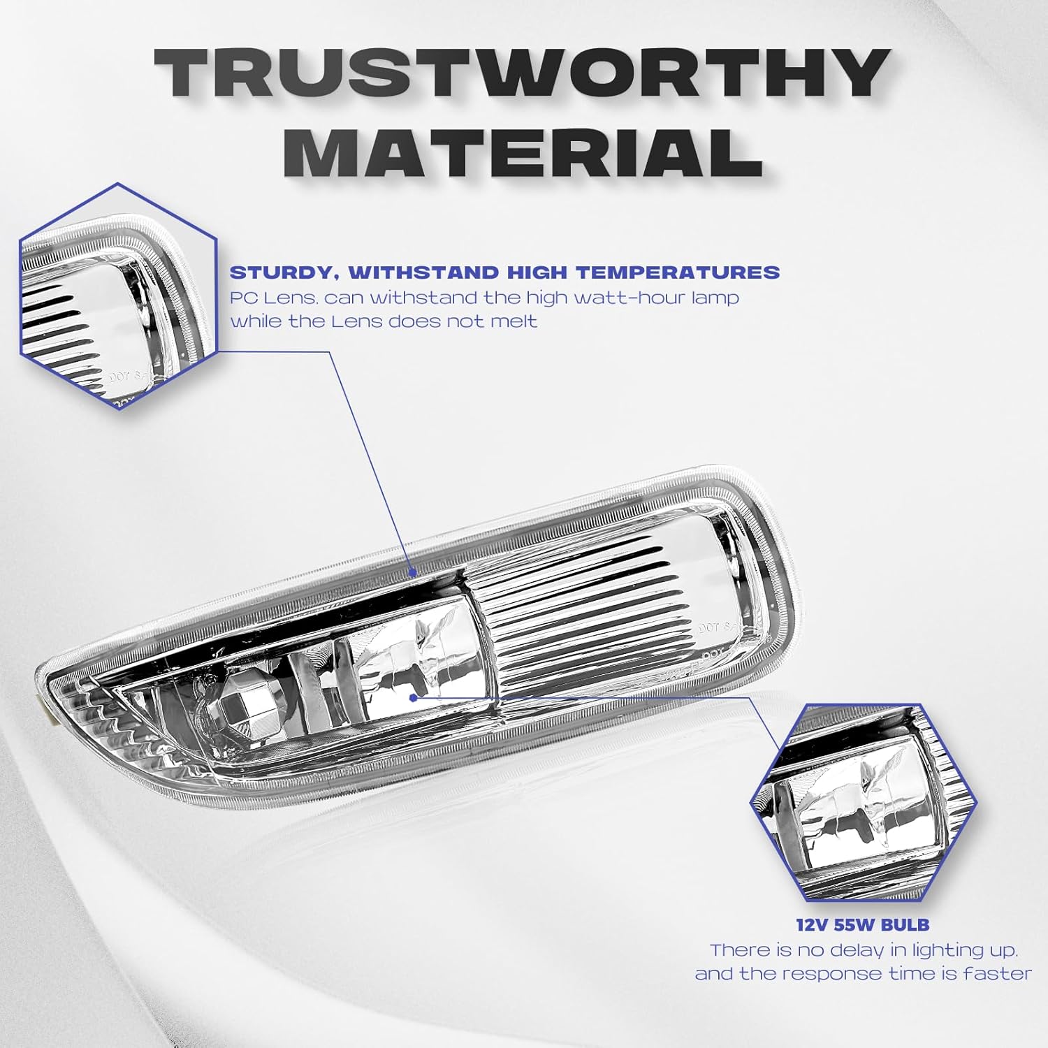 Coroll Fog Lights 2003 2004 - RP Remarkable Power, for 2003-2004 Corolla Bumper Lamps with Halogen bulb& Wiring Harness Kit OE Style Clear Lens Light Assemblies FL7004