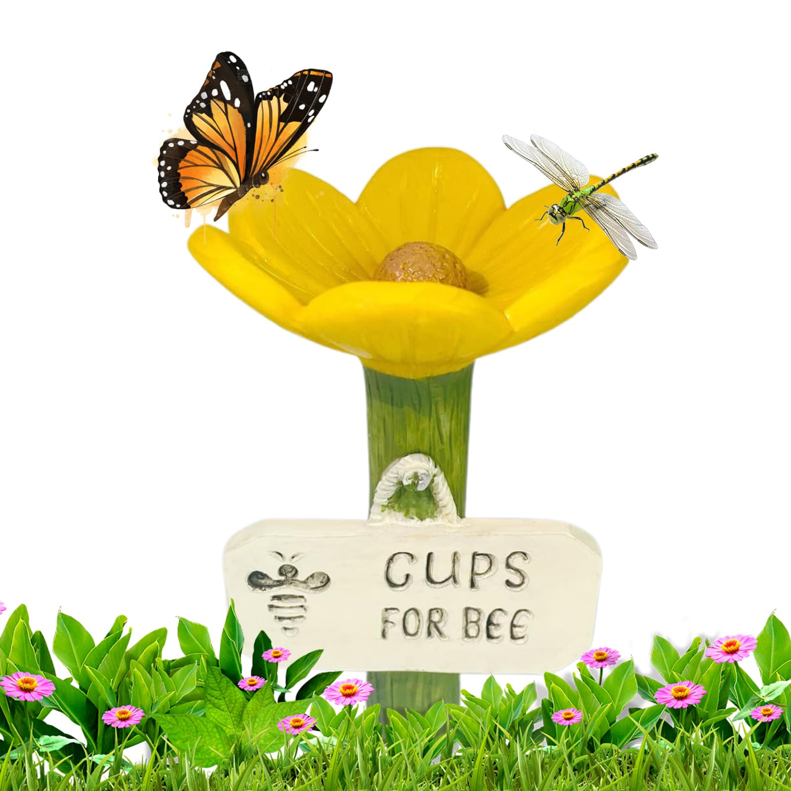 Abbeveratoi Per Da Giardino,Tazze A Forma Di Per Da Giardino | Per Impollinatori Assetati Come Farfalle Per Terrazzo Vialetti Fattoria