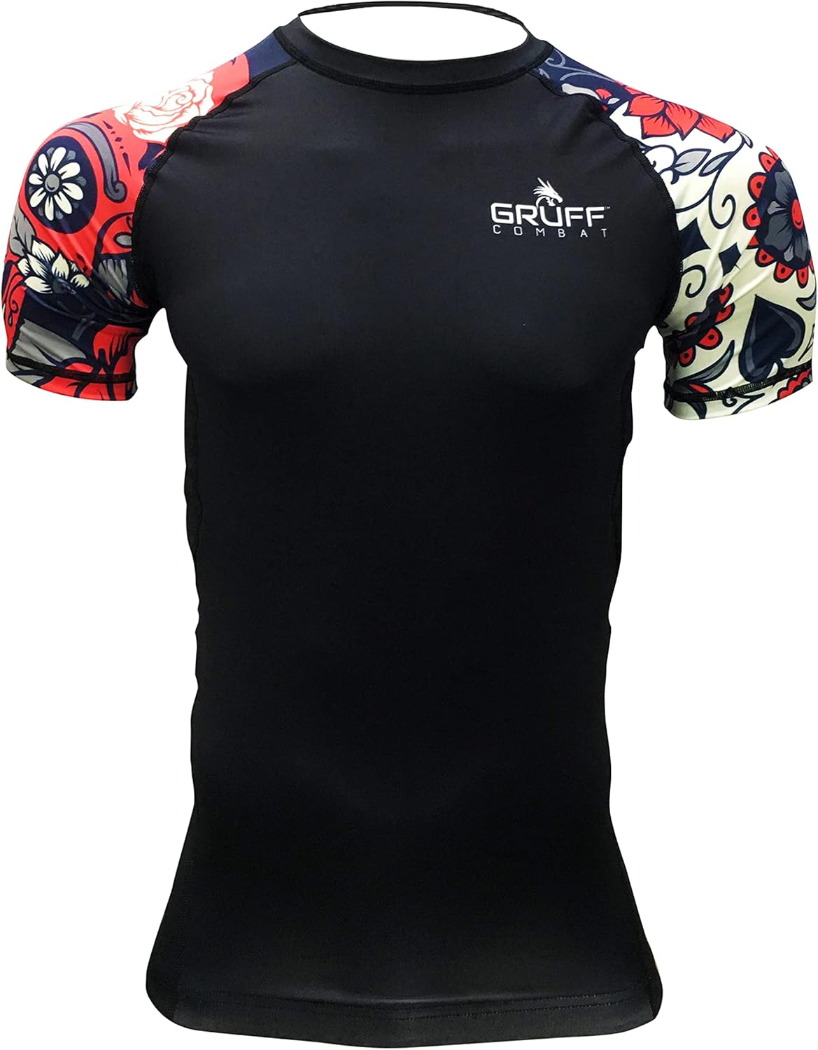 BJJ Rash Guards Grappling MMA Jiu Jitsu No Gi UFC Shirt Fight Wear, Short Sleeves