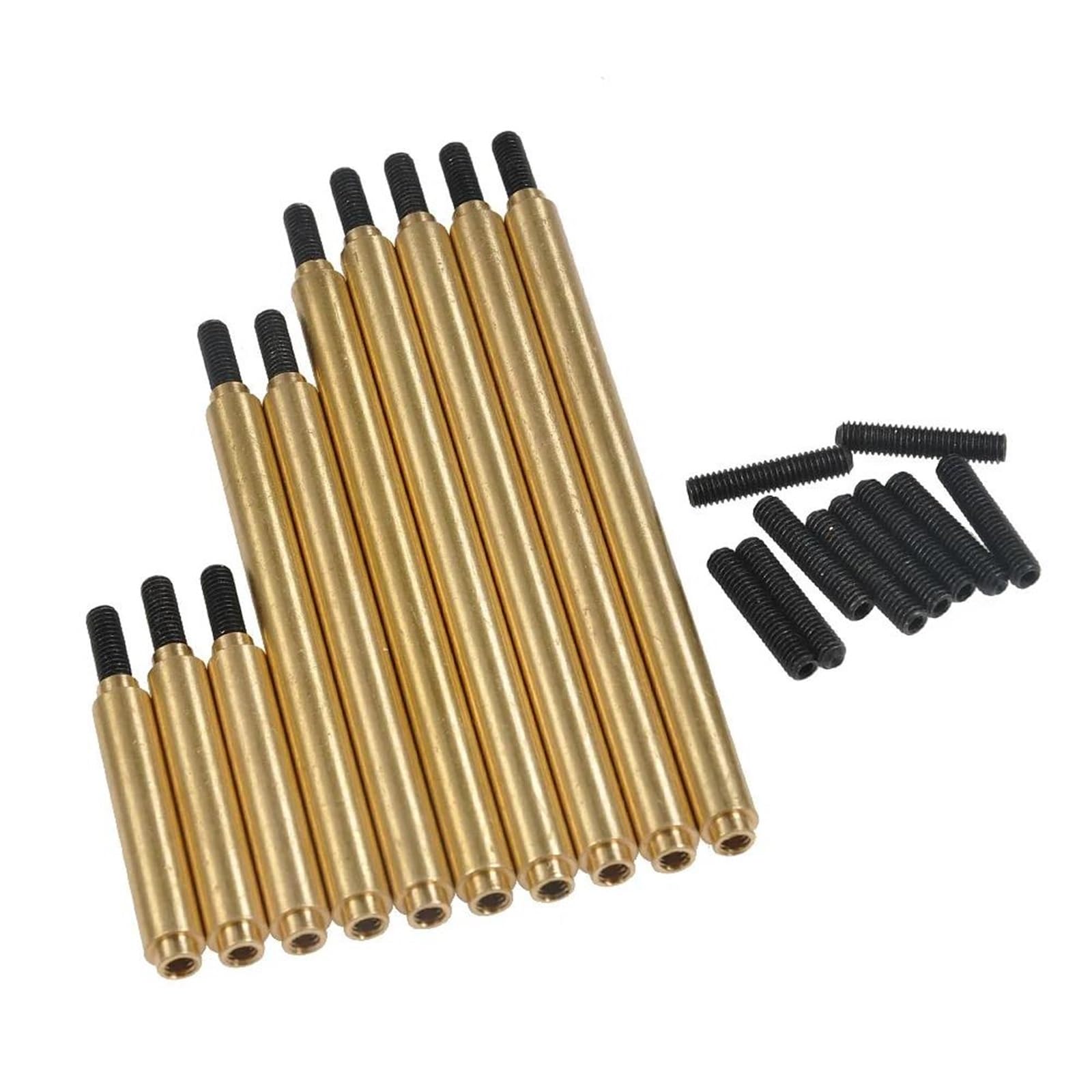 Varilla de Tracción para TRX4 Piezas De Coche Modelo RC 1/10, 10 Uds., Vínculos Chasis, Varilla Tracción Suspensión, Enlace Metal Dirección