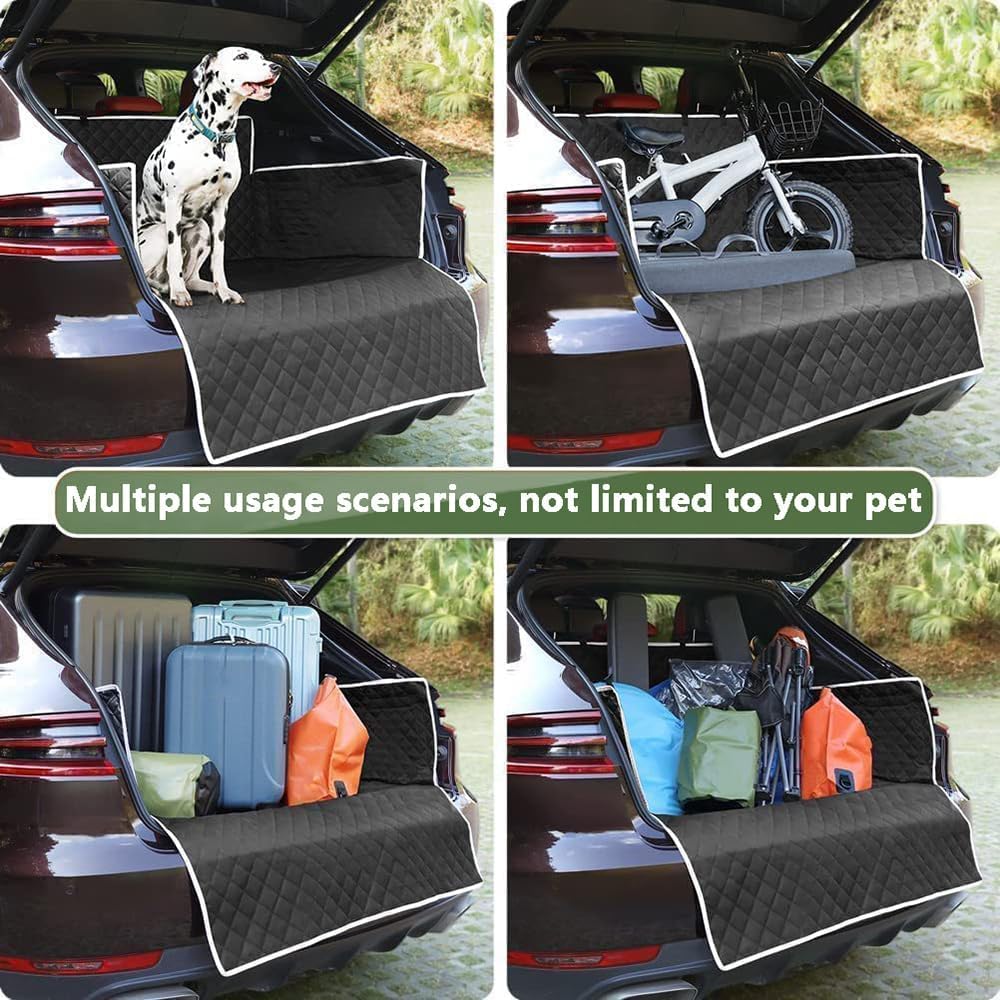 Housse Coffre Voiture Chien Universelle pour Ford Mustang Mach-E 2021 2022 2023, Durables Imperméable Antidérapants Tapis/Voyage