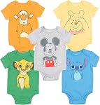 Disney Lion King Enfants nouveau-nés 5 Costumes à manches courtes