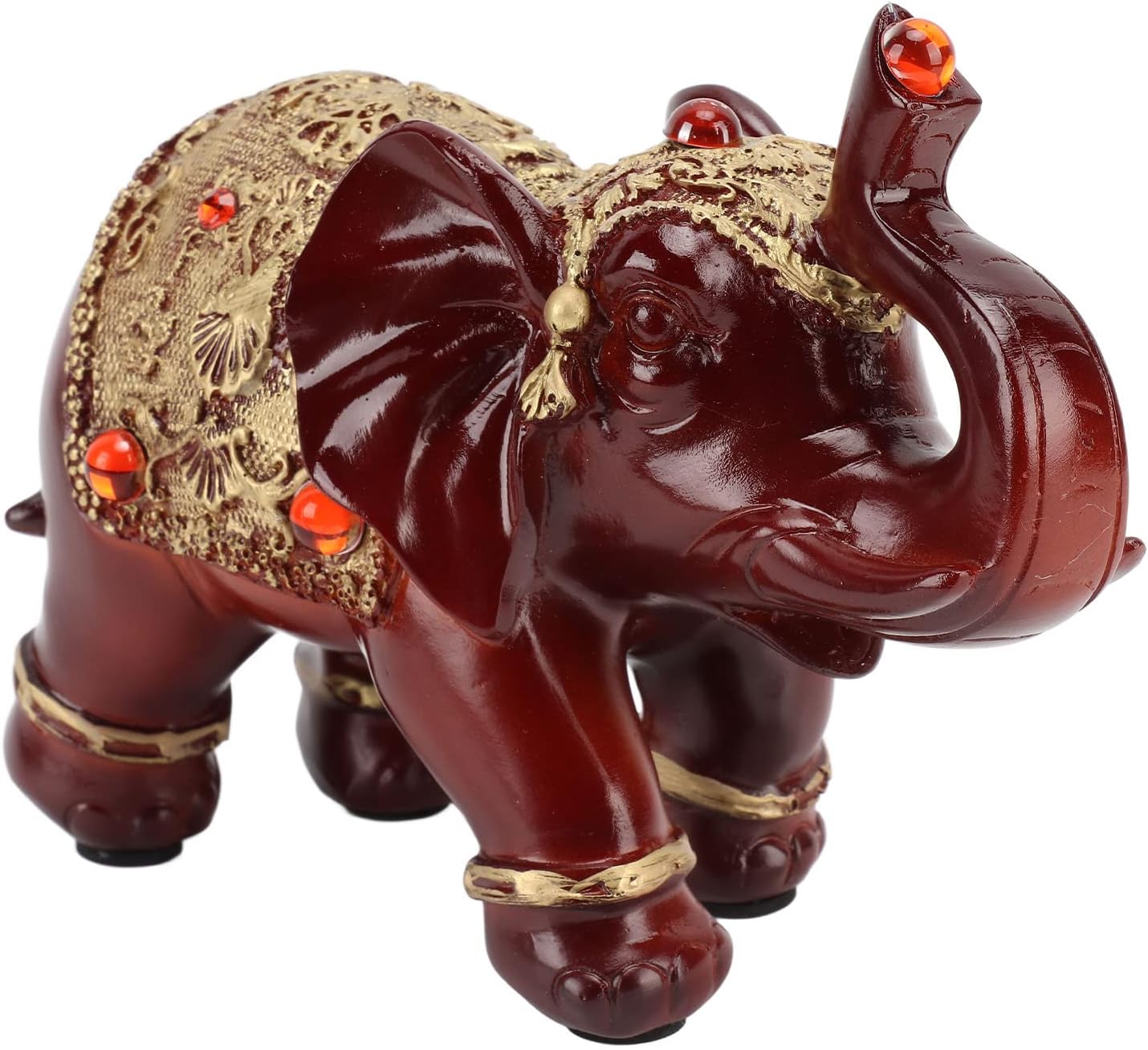 Yctze Elephant Statue - Elegant Elephant Decor for Home, Bedroom, Office, Attracts Luck and Prosperity, Lifelike Design for a Warm Ambiance