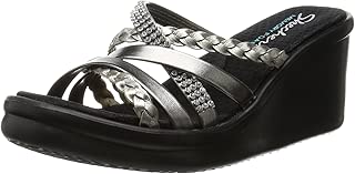 Skechers Cali Women's Rumblers Wild Child-Social Butterfly Wedge Sandal