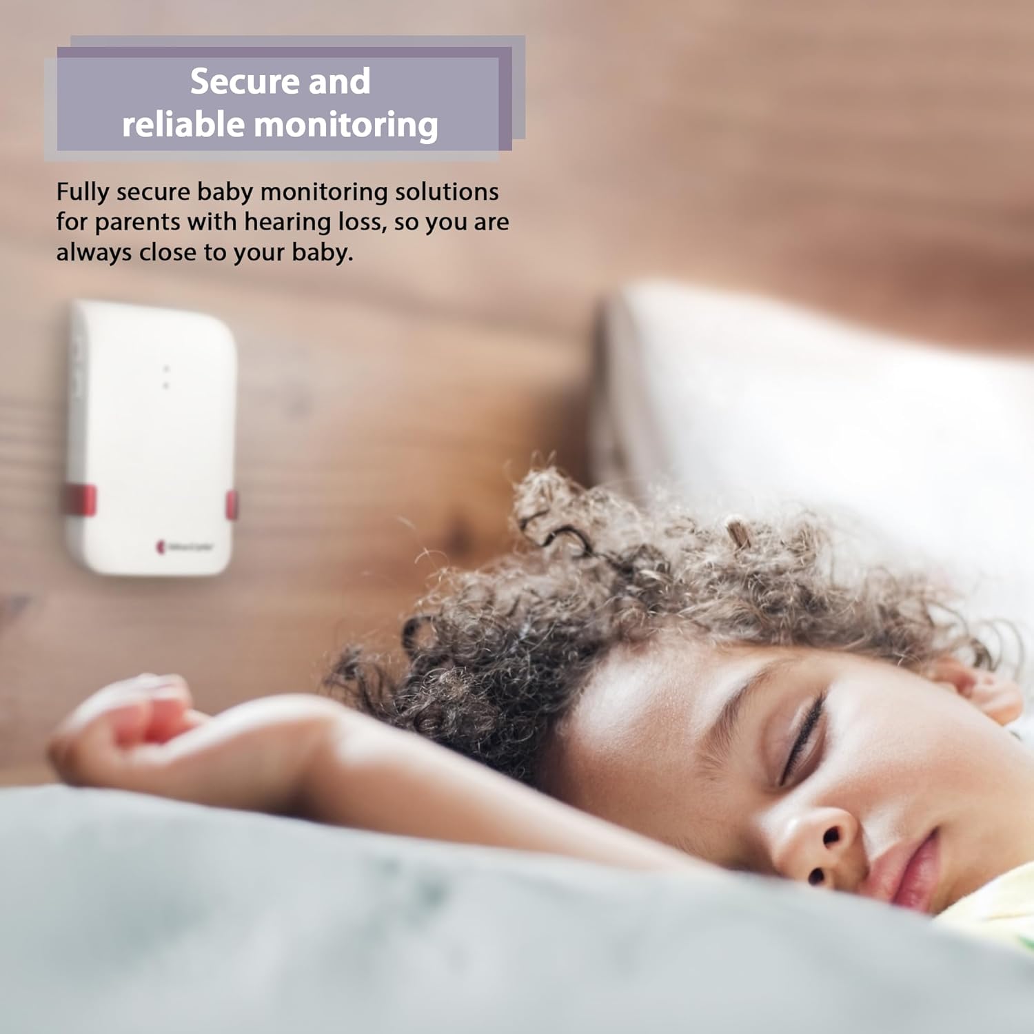 Bellman & Symfon Baby Cry Transmitter – Visit Smart Home System Component – Emergency Alert Device for Deaf and Hard of Hearing – Home Safety Alarm for Assisted Living Technology