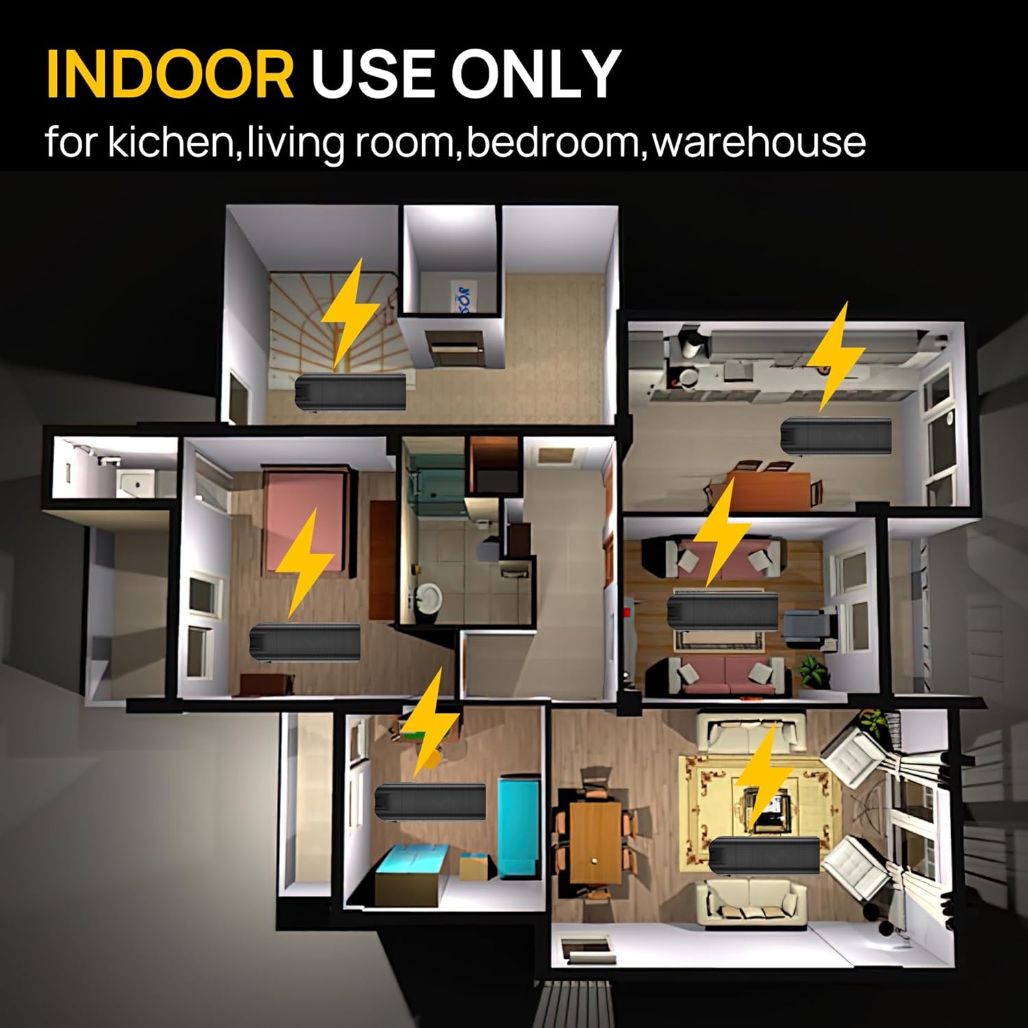 Electric Rat Zapper Electric Mouse Trap Zapper 2 Pack Electronic Mice Control Effective Rodent Trap with Powerful Voltage Mouse Traps Indoor for Home Living Room Kitchen