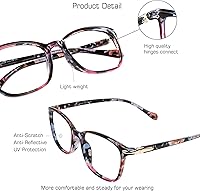 Vista 3 de VisionGlobal Ahorra un 30 % en dos pares de gafas de bloqueo de luz azul (rosa nola y tortuga dramática)