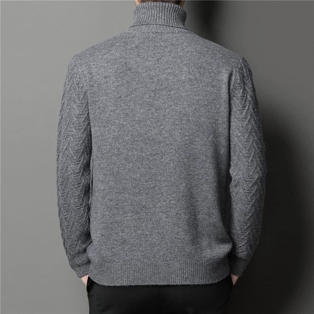 Pullover Herren Rollkragenpullover, Dick Und Warm Herbst Und Winter/a/Xxxl