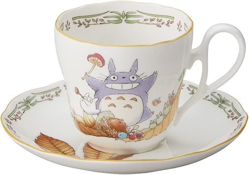 Noritake TT97889/4924-3 My Neighbor Totoro, Microwave Safe, 1 Guest, Bone China