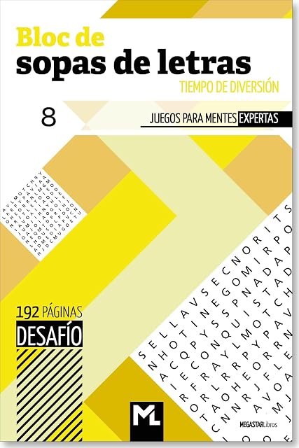 Portada de Bloc Sopa de Letras 8