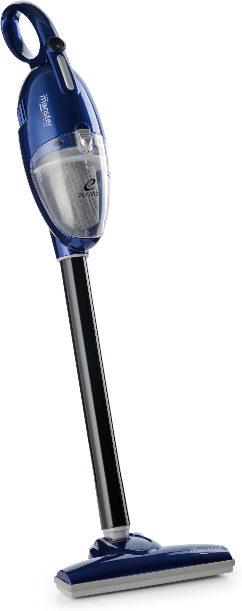 Euroflex Monster H055 Hi-Performance 2-in-1 Hand and Stick Vacuum with Accessories, 500-watt