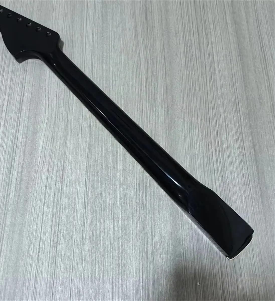 24-Zoll-Shortscale-Gitarrenhals, große Kopfplatte, Palisandergriffbrett mit Blockeinlagen, 22 Bünde (Ersatzteil)