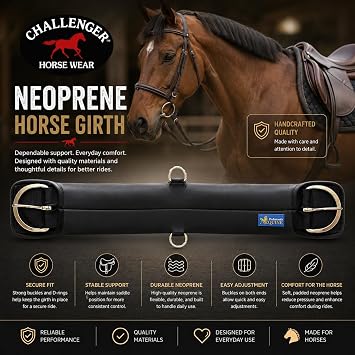 Horse Riding Neoprene Straight Western Girth Cinch Strap Tack Comfort