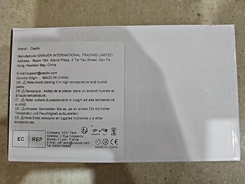 Miniatura 9 de Caydo 2 piezas de 14 unidades de tela clásica de reserva, tela de punto de cruz, 25 x 18 pulgadas, tamaño grande, negro