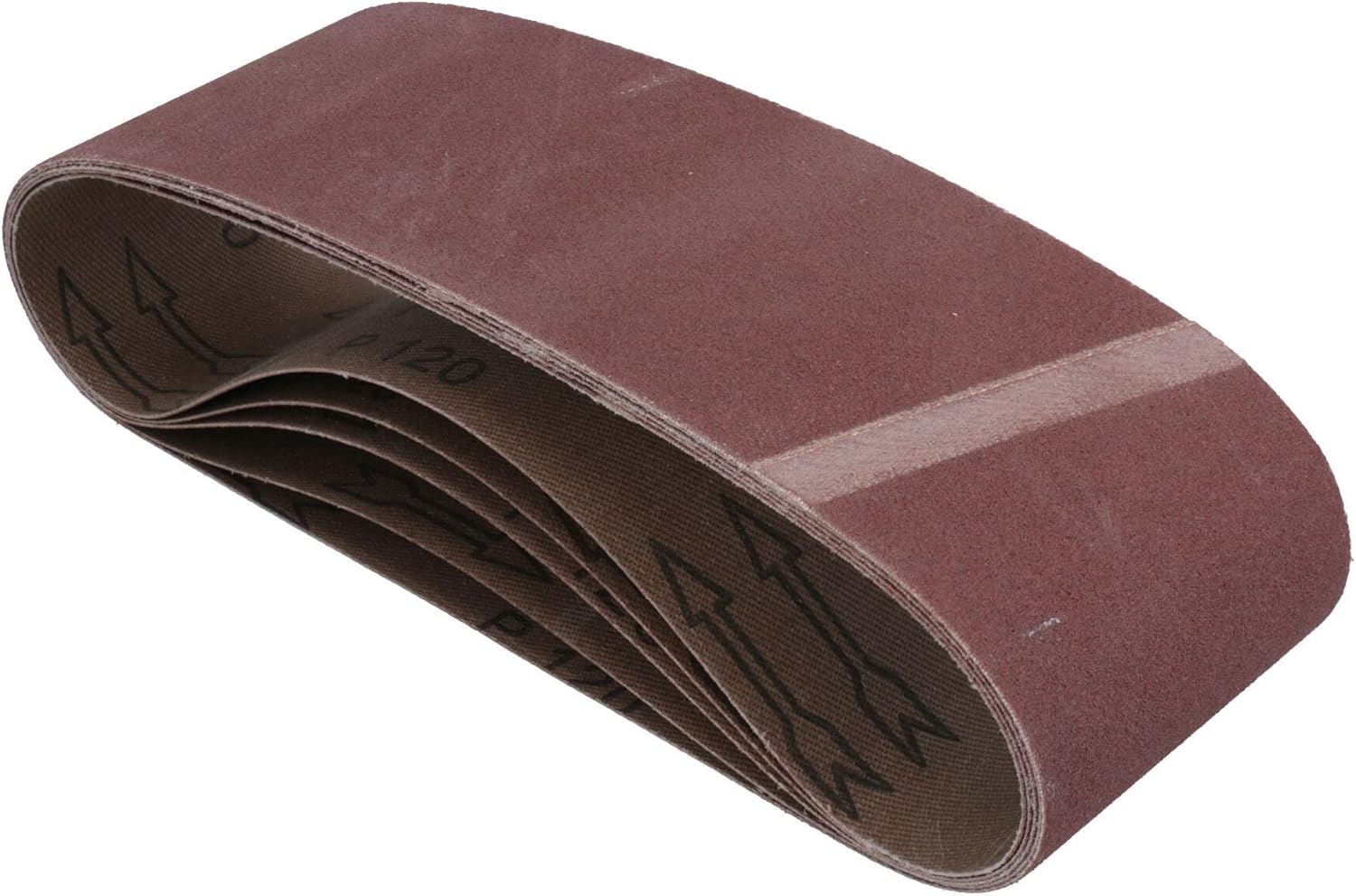 75mm x 533mm 120 Grit Fine Abrasive Sanding Belt Sander Discs Sheets 10 Pack