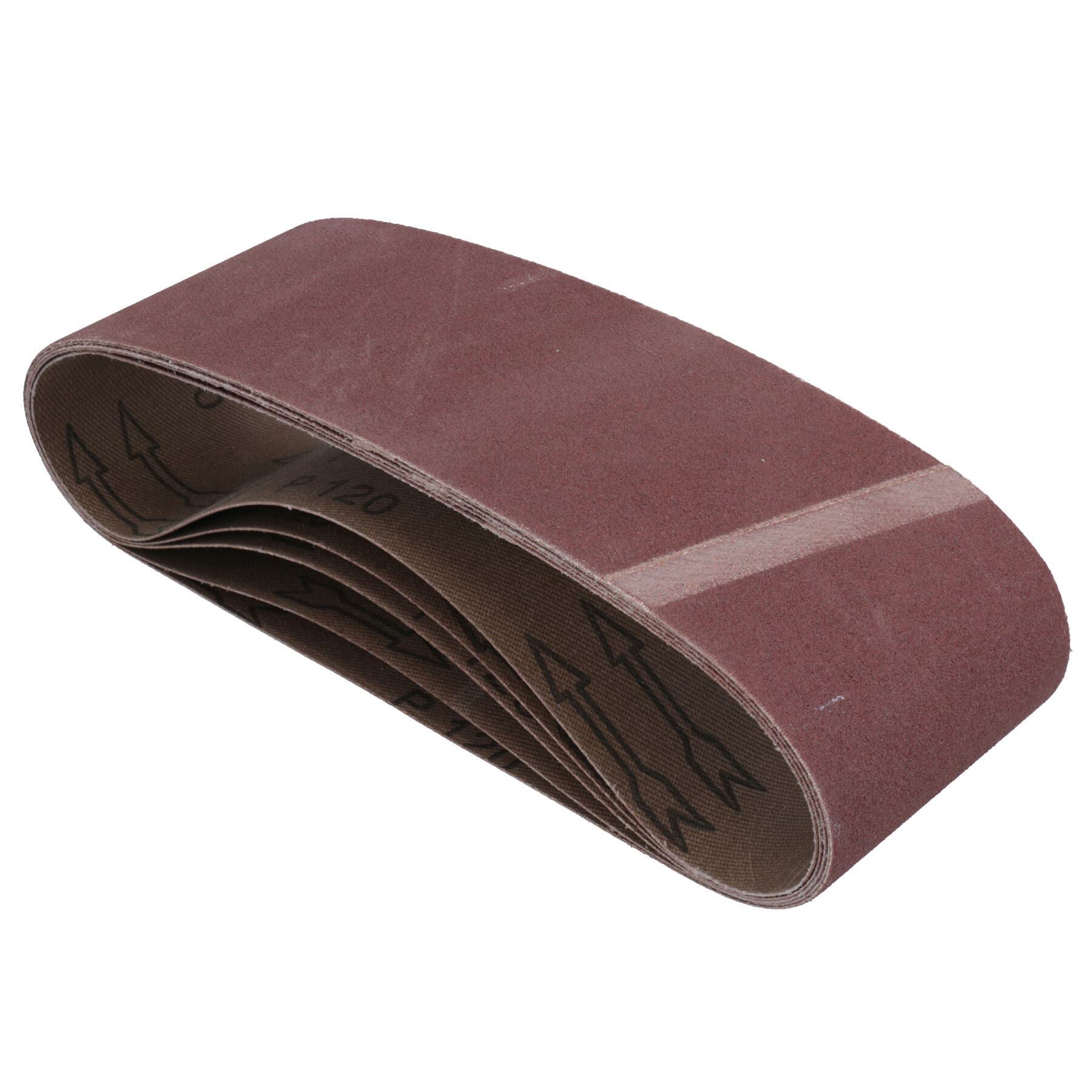 Lot de 25 disques abrasifs à bande abrasive, grain 120, 75 mm x 533 mm
