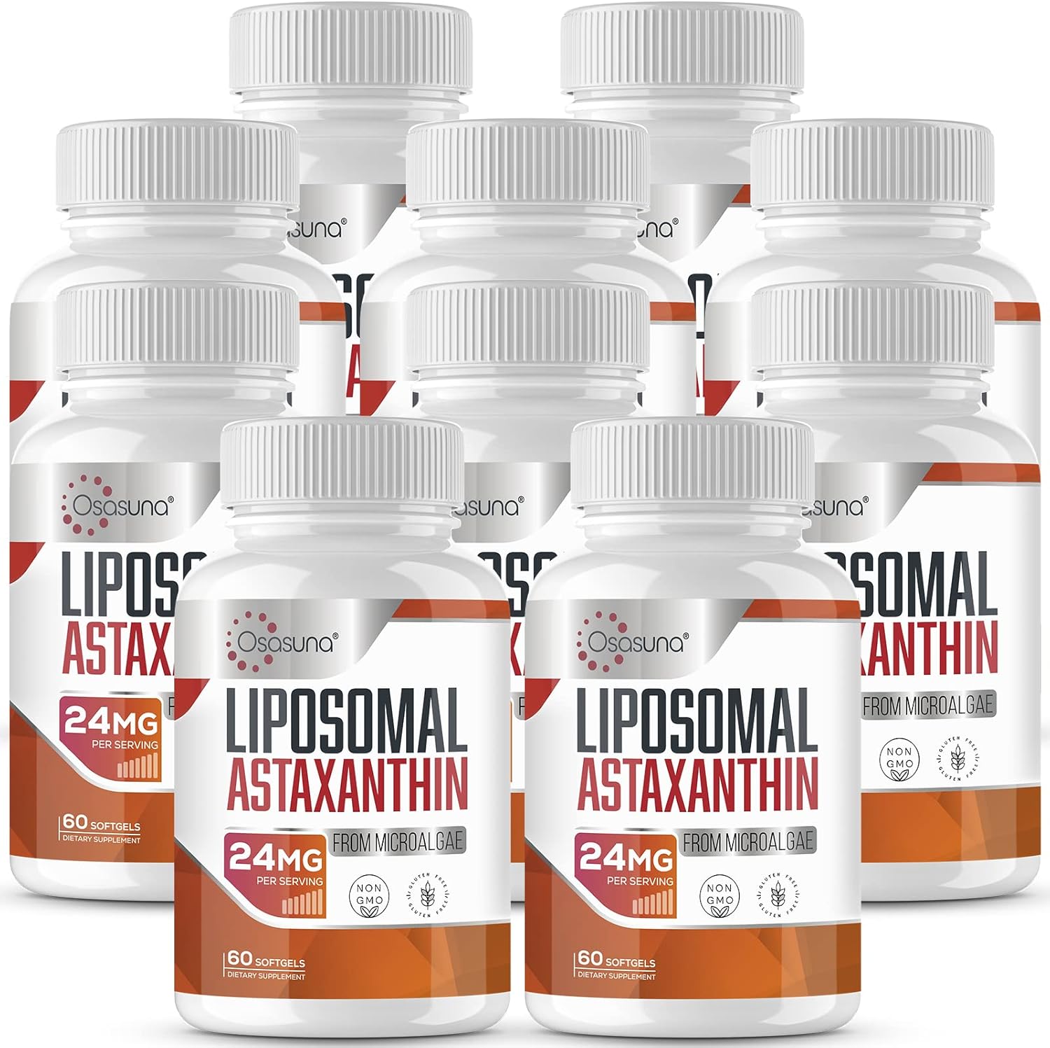 Liposomal Astaxanthin Supplement 24 MG, Maximum Absorption