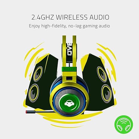Razer Nari Ultimate Overwatch Lucio Edition Wireless Gaming Headset With Hypersense Thx Spatial Audio 360 Positioning Audio Amazon Co Uk Pc Video Games Razer Nari Ultimate Overwatch Lucio Edition Wireless Gaming Headset With Hypersense Thx Spatial Audio 360 Positioning Audio Amazon Co Uk Pc Video Games