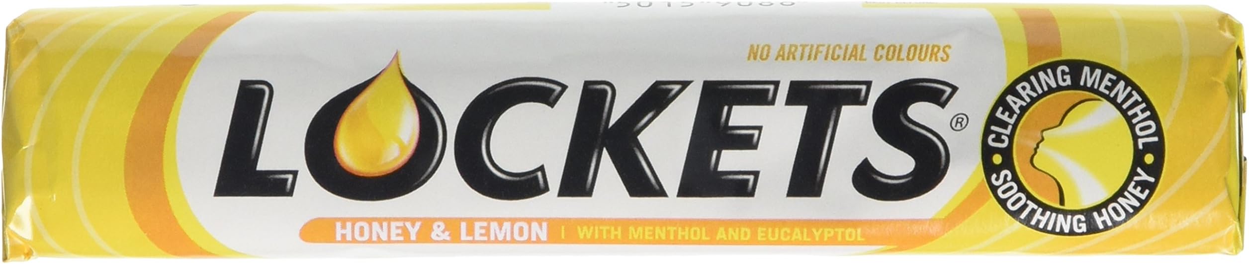 Lockets Lozenges, 41g, Pack of 20, Honey and Lemon Candy