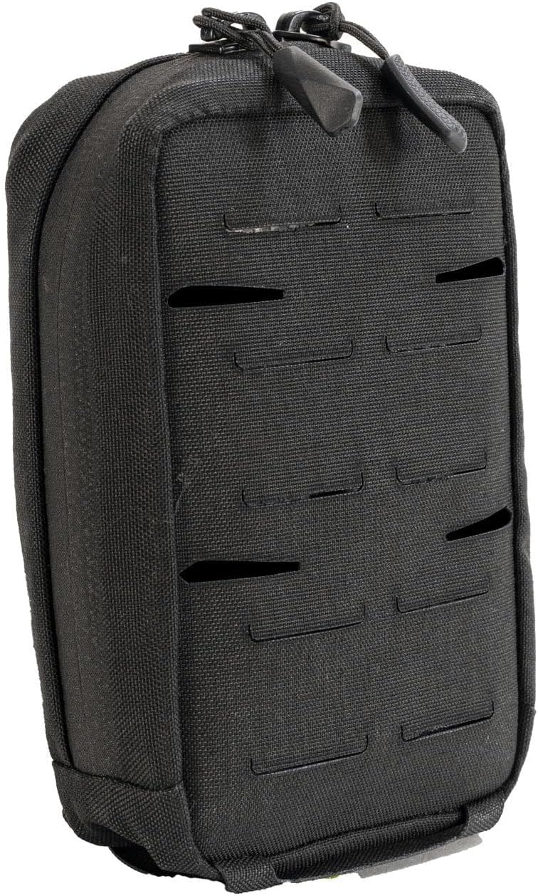 Tactical MOLLE General Purpose Pouch, Vertical Tank Track Design, Military Grade Laminate, 6x4x2 Inch