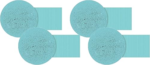 Vista 25 de Rollo de papel crepé azul caribeño, 81 pies (1 unidad), ideal para impresionantes manualidades, decoración de fiestas y más Azul bebé