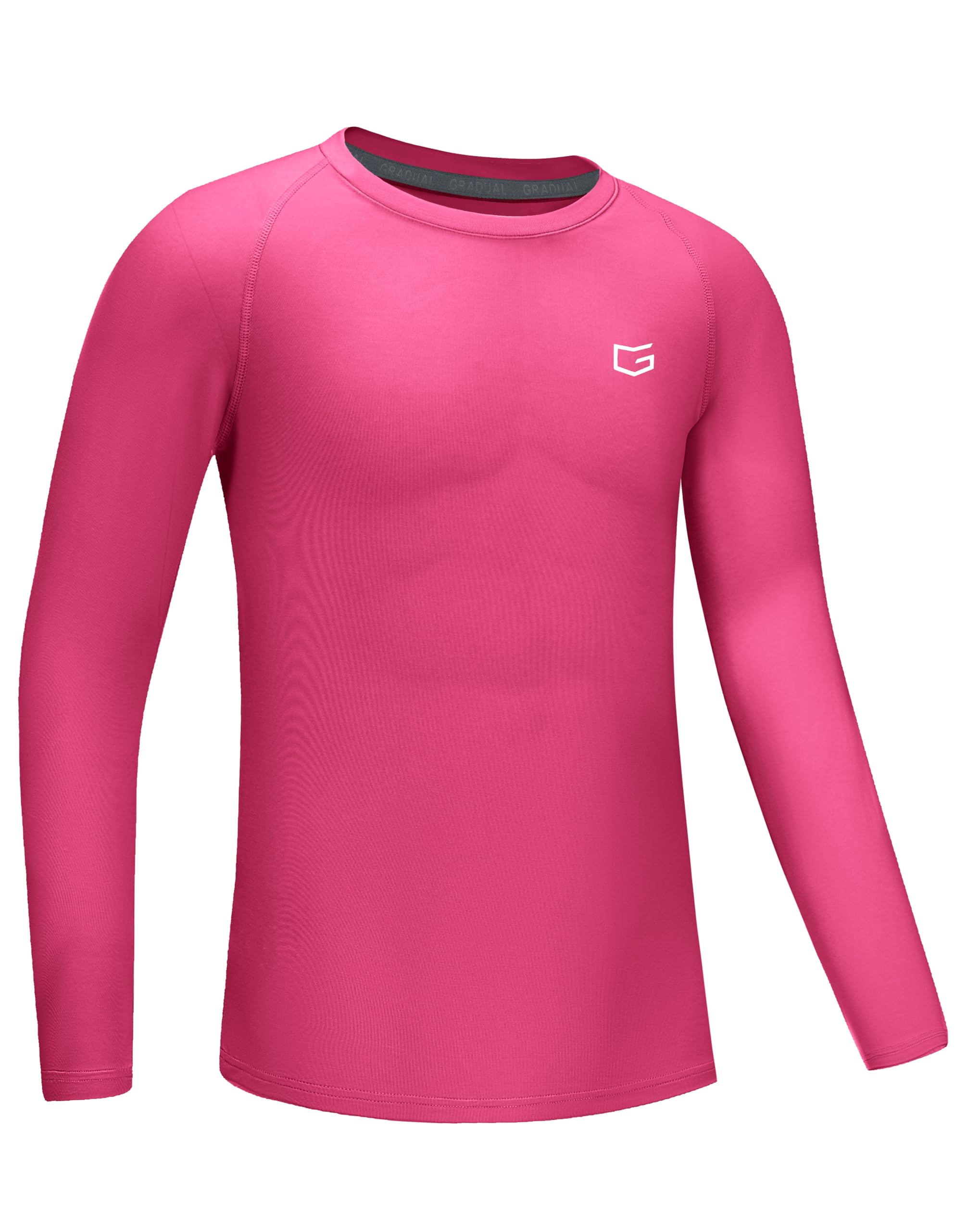 Youth Boys Compression Shirt Long Sleeve Baseball Undershirt Quick Dry